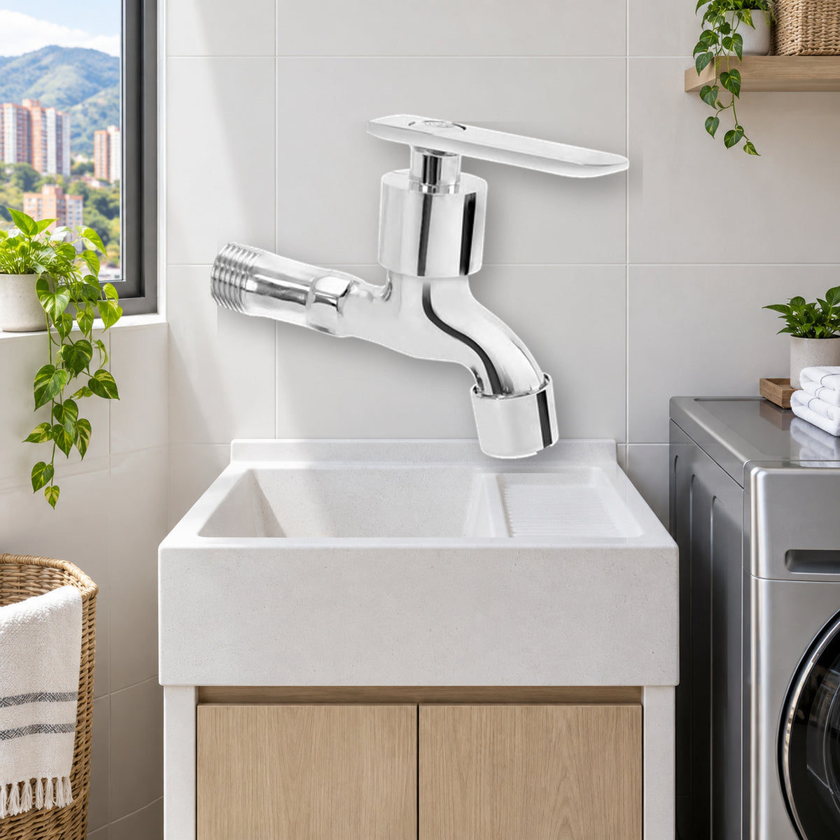 Producto exacto instalado en ambiente realista