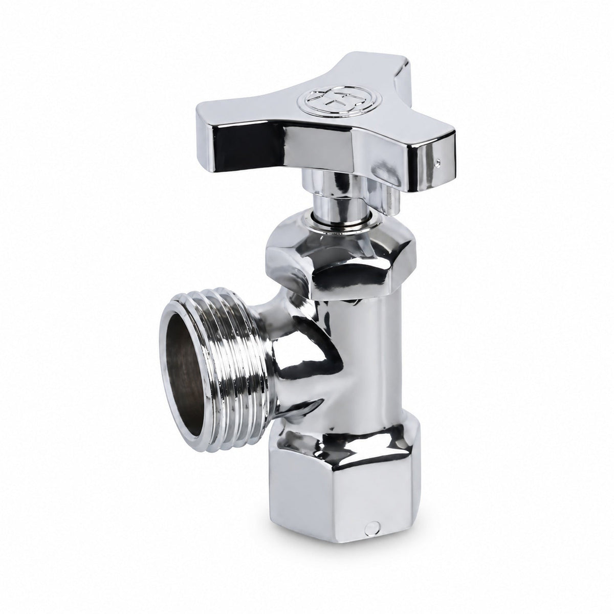 Llave Para Lavadora Metálica 1/2 × 3/4 — producto completo sobre fondo blanco uniforme
