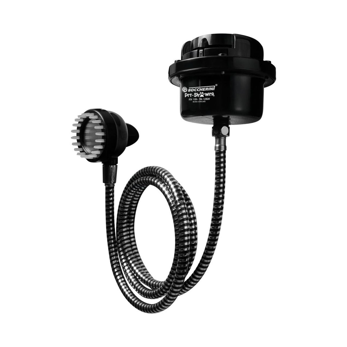Vista oficial complementaria de Ducha Eléctrica Fusion PET Negra 110V