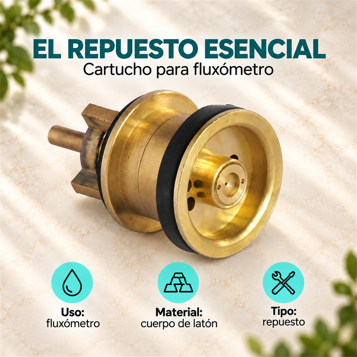 Características de Cartucho de Repuesto para Fluxómetro