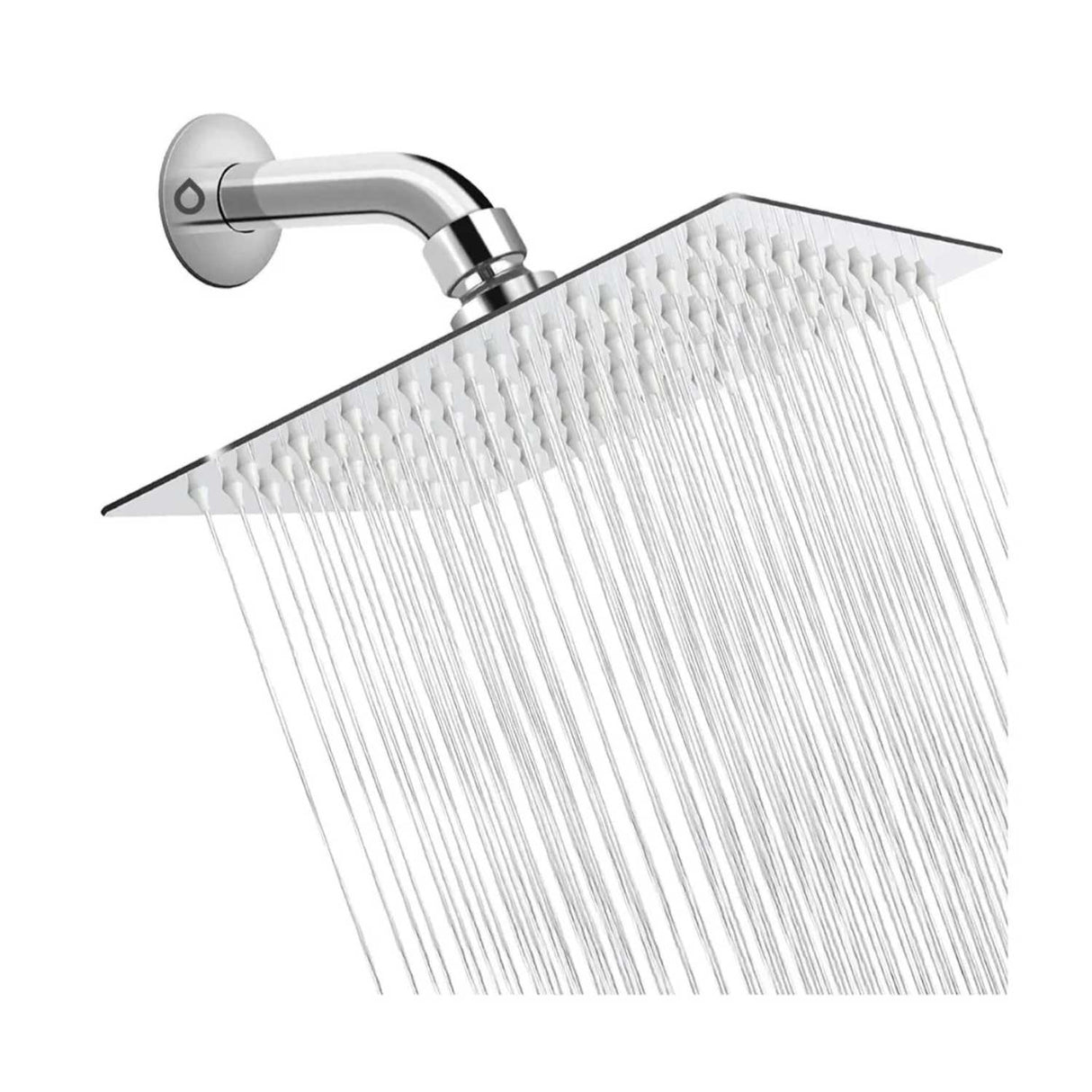 Regadera Cuadrada inoxidable de Lujo 20 cm