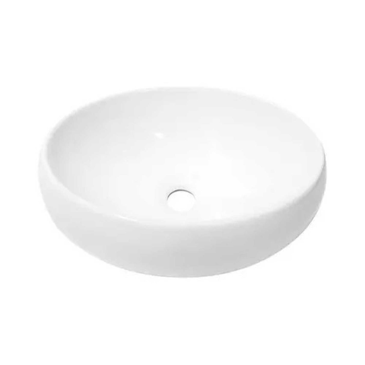Lavamanos Sobreponer Ovalado Blanco Deluxe 42 cm (largo) x 30 cm (ancho) x 15.5 cm (alto)