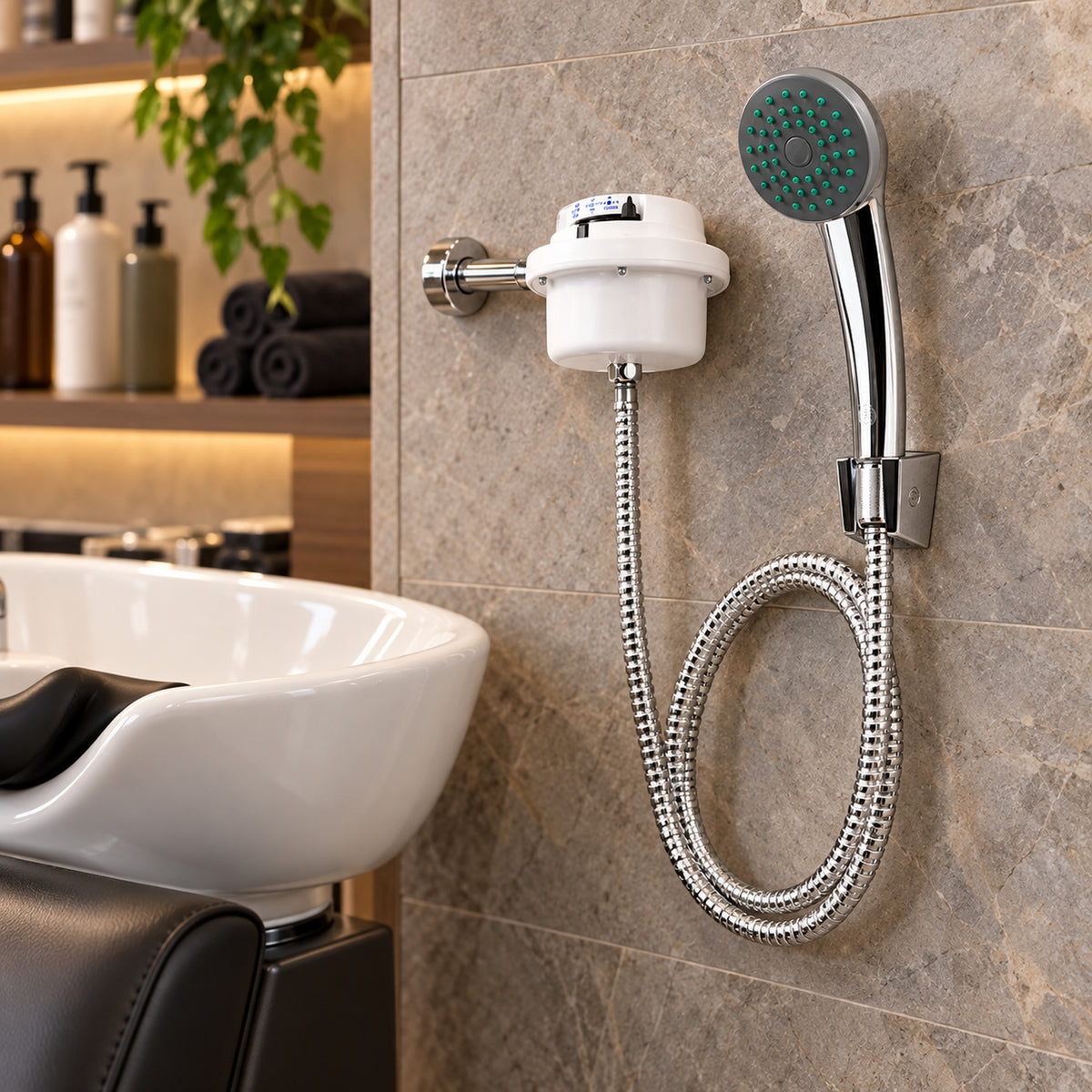 Ducha Fusión Salón De Belleza 120V Dirigible — ambientación