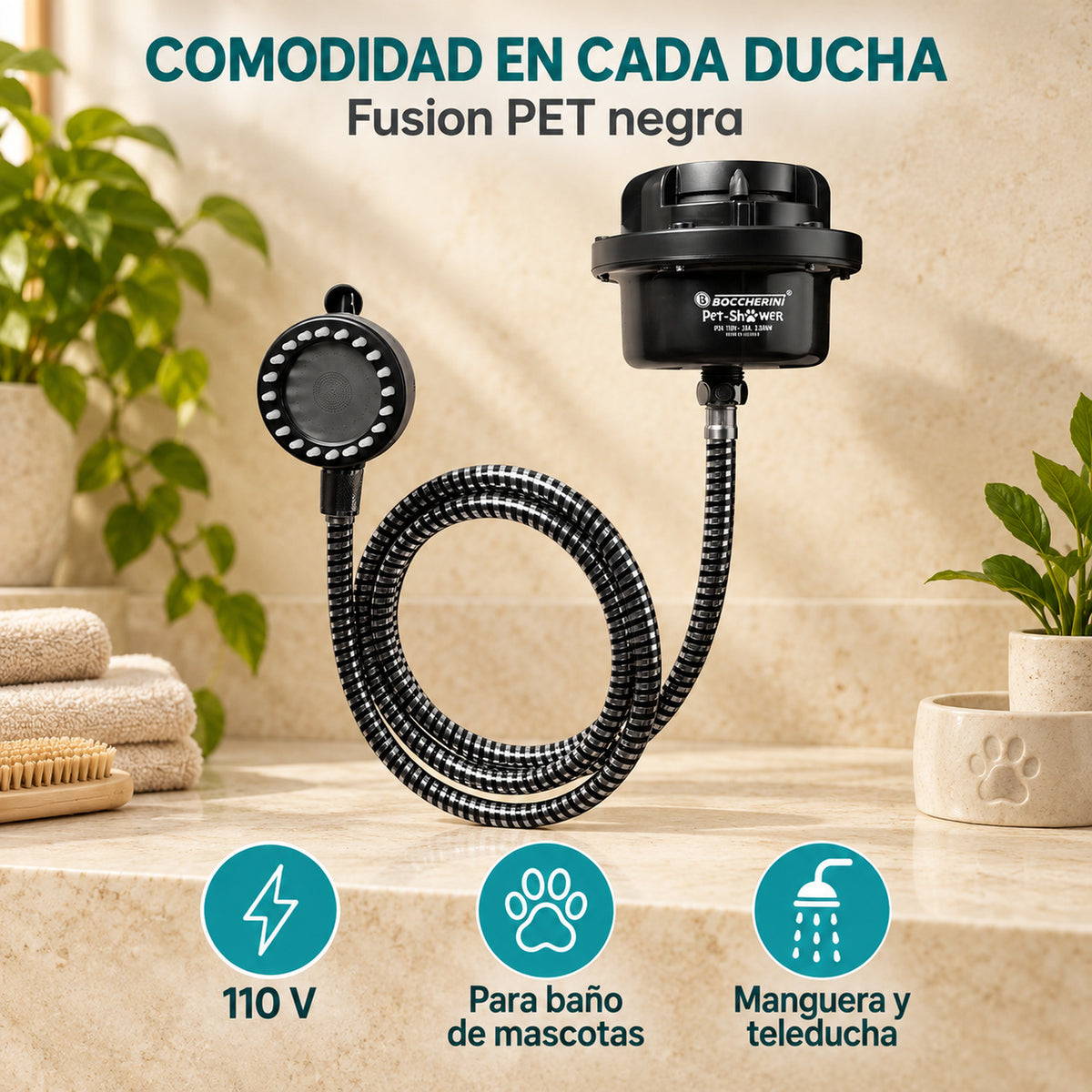 Características de la ducha 1607110-PET