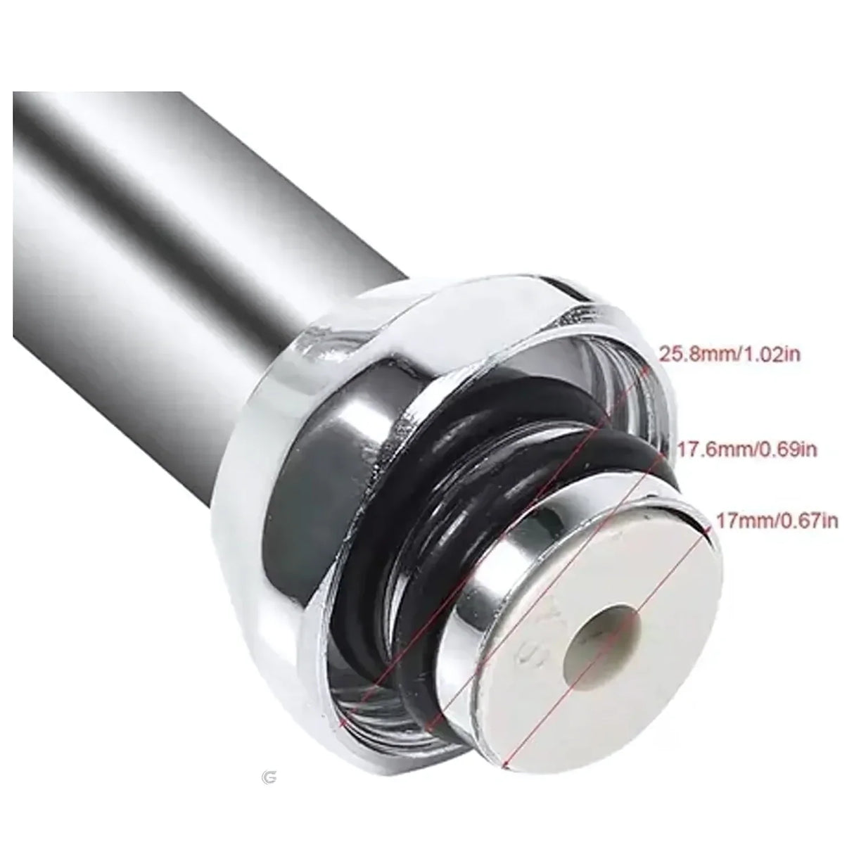 Repuesto Cuello Flexible Lavaplatos Cromado