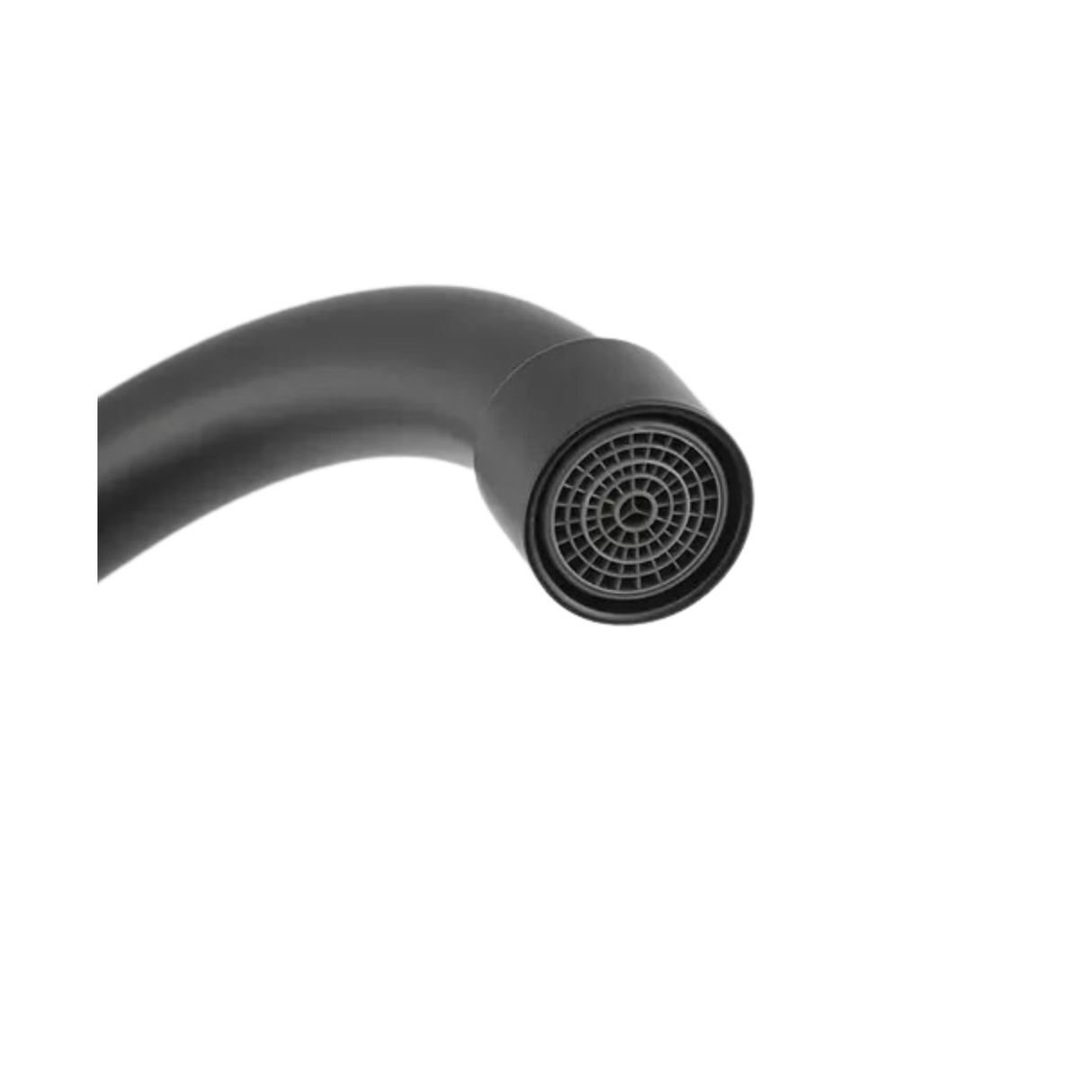 Grifería De Pared Para Lavaplatos Negra Mate 360° | Llave Agua Fría Metálica Para Cocina y Lavadero