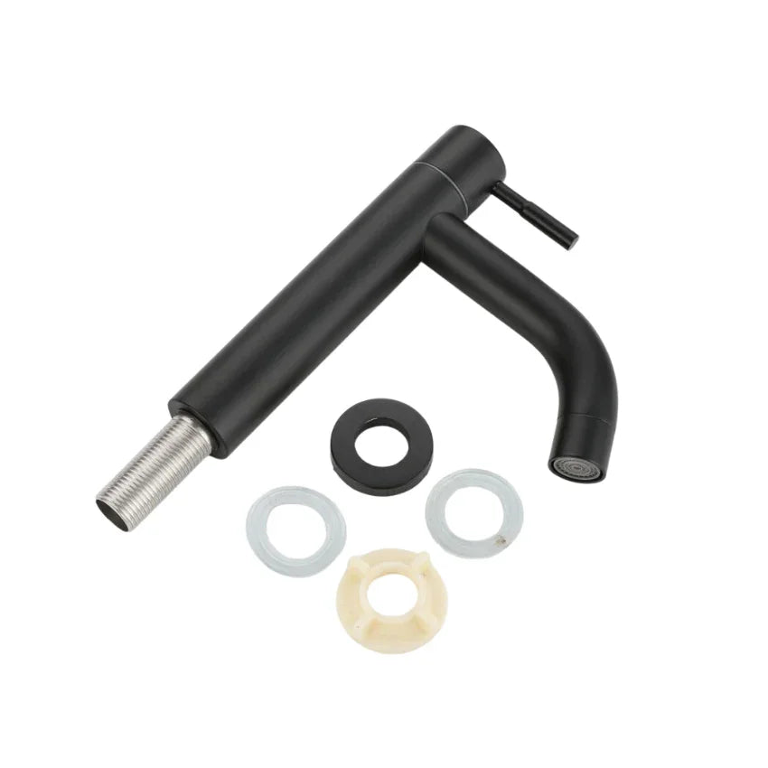 Grifería Lavamanos Baja Negra