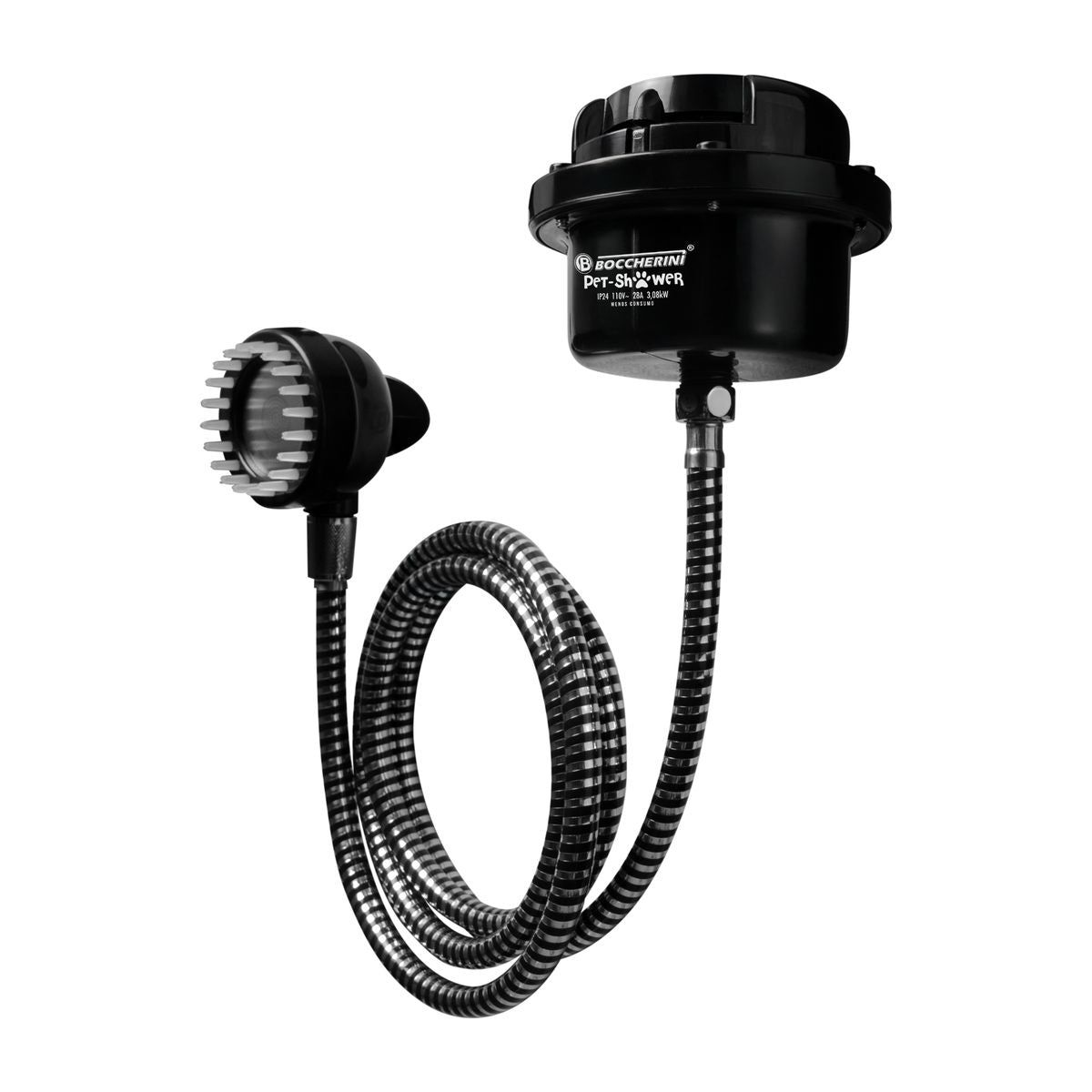 Vista oficial complementaria de Ducha Eléctrica Fusion PET Negra 110V