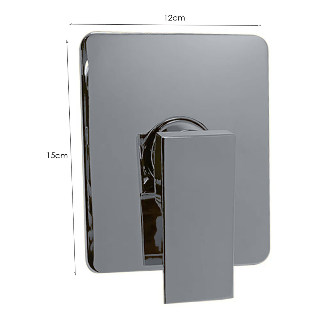 Monocontrol Orca cromado 12 por 15 cm SKU 1807