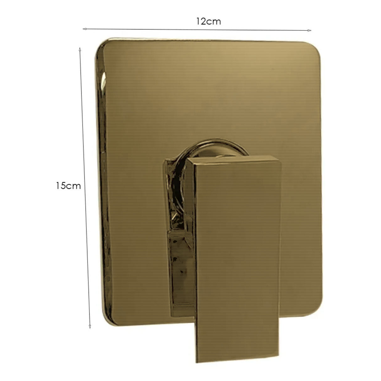 Monocontrol Orca oro cepillado 12 por 15 cm SKU 1807BG
