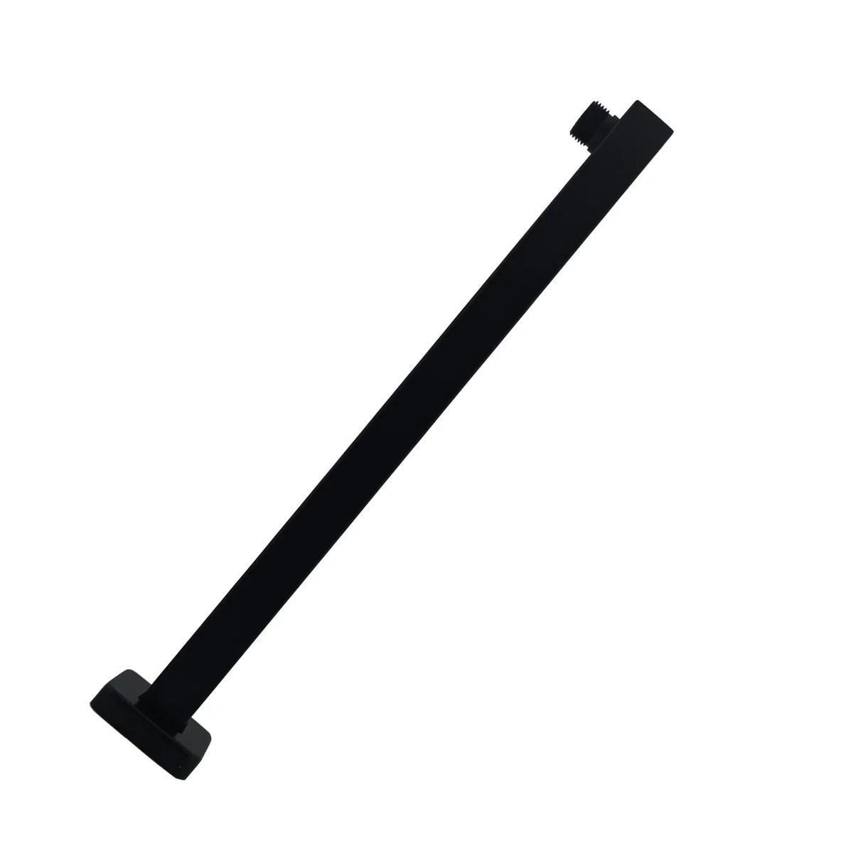 Estilizado Tubo de Ducha Cuadrado en Negro