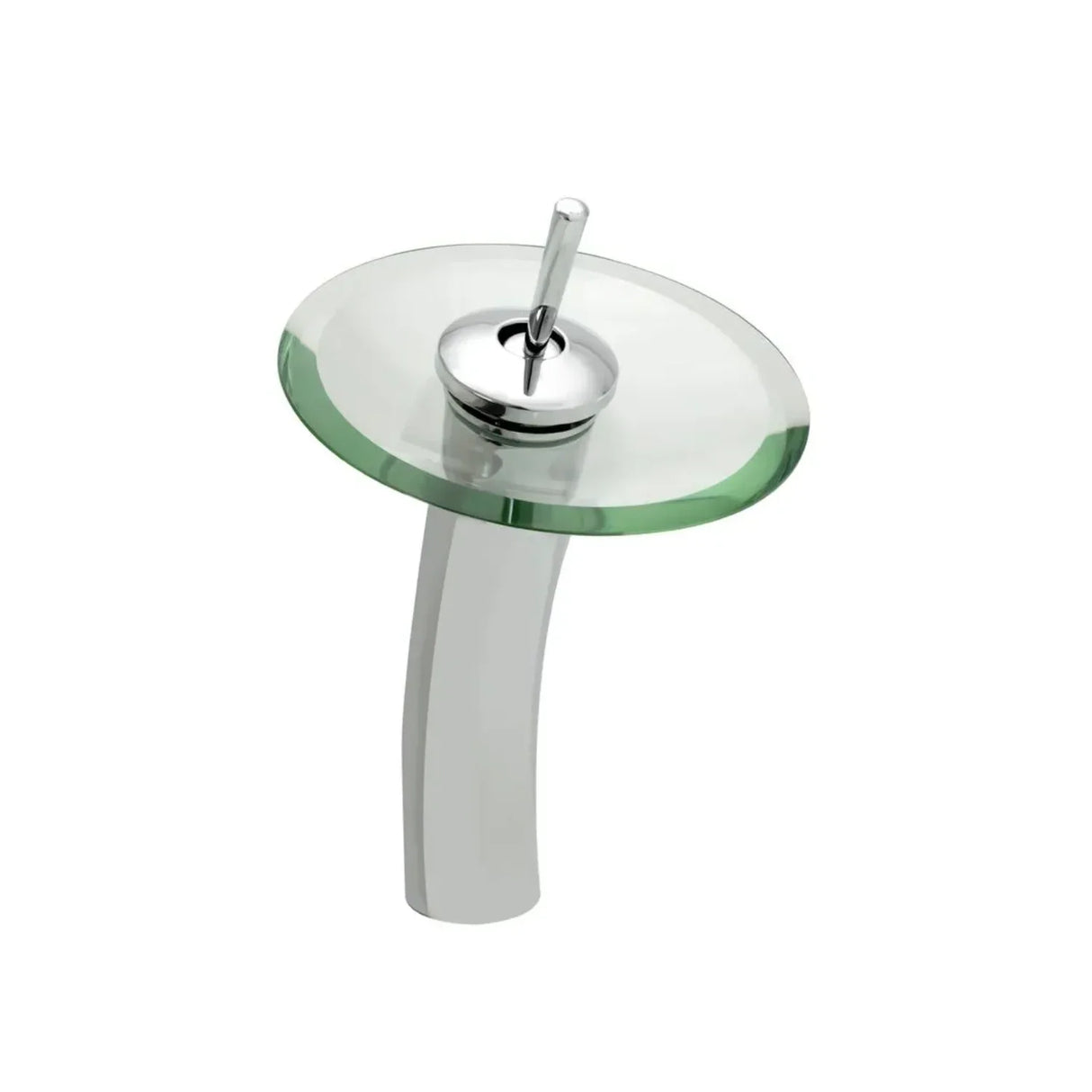 Mezclador Lavamanos Mono Block Cristal cromada