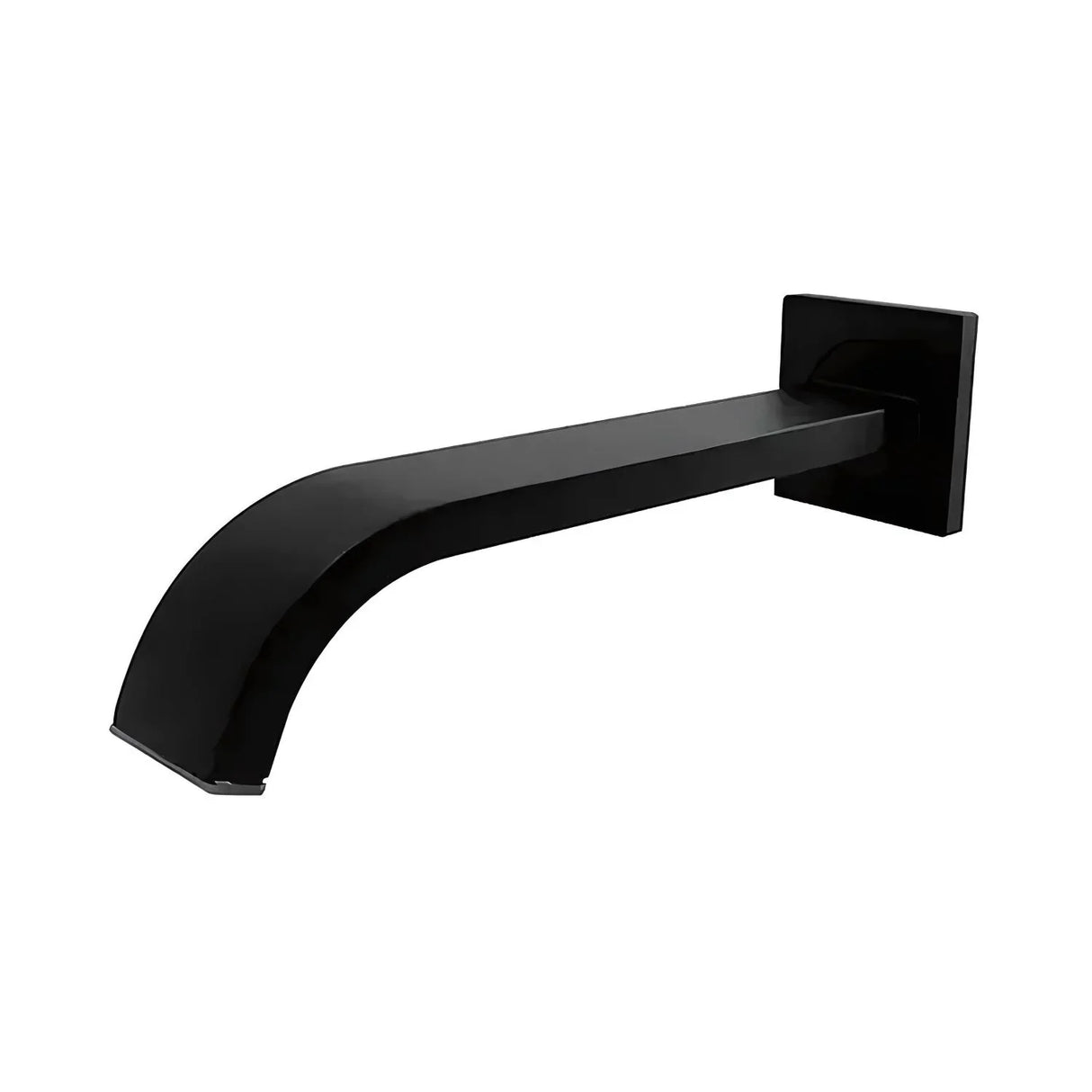 Pico para Tina o Jacuzzi Cuadrado Negro Mate
