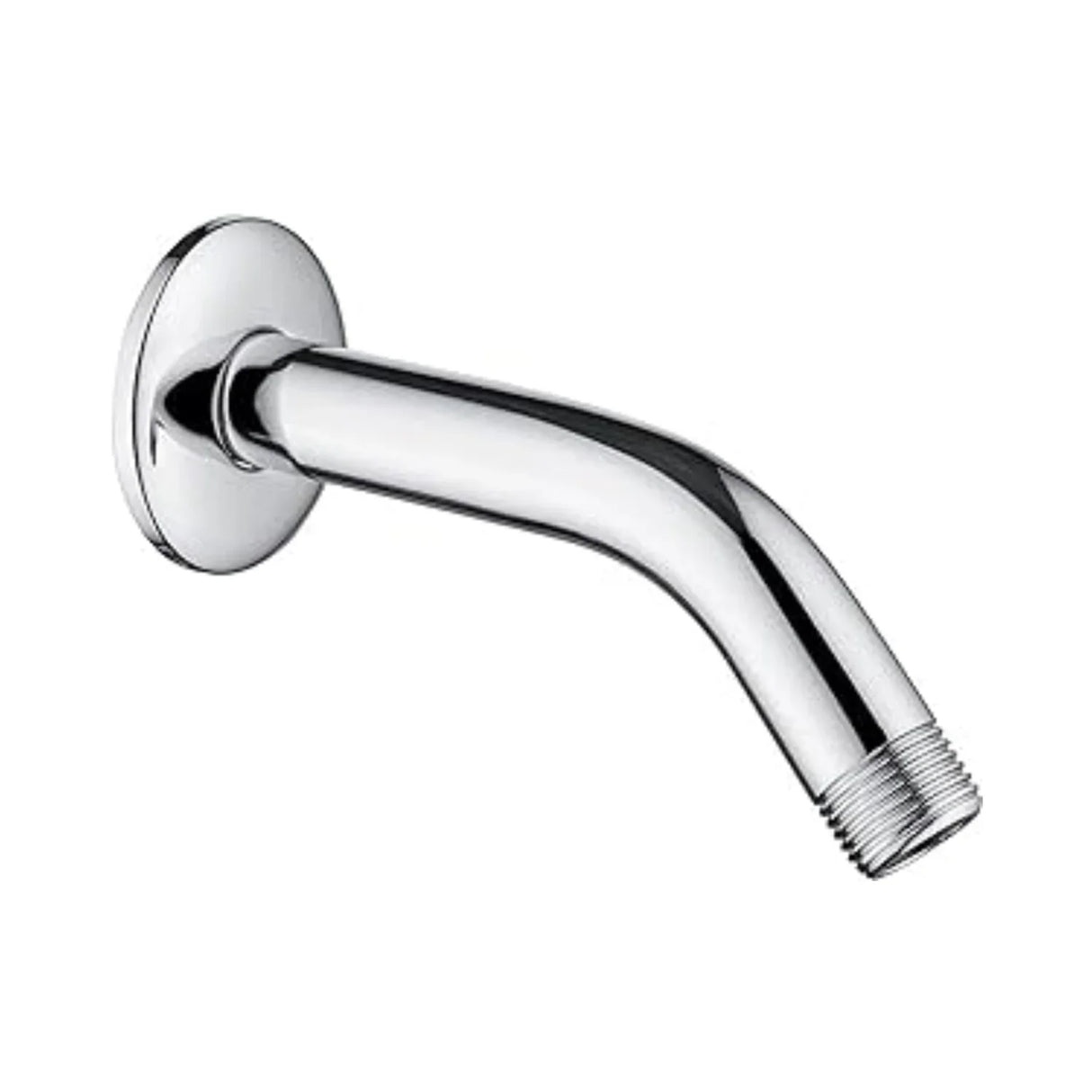 Tubo Regadera Curvo 15.5x7 Cm Cromado