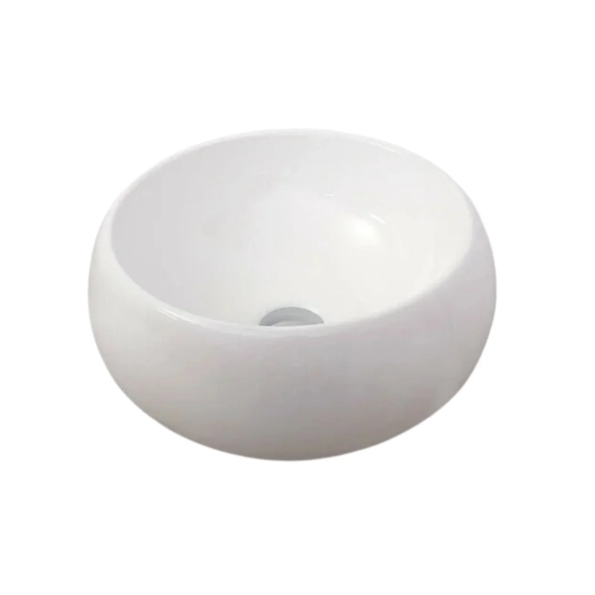 Lavamanos Sobreponer Round Deluxe En Porcelana Blanca