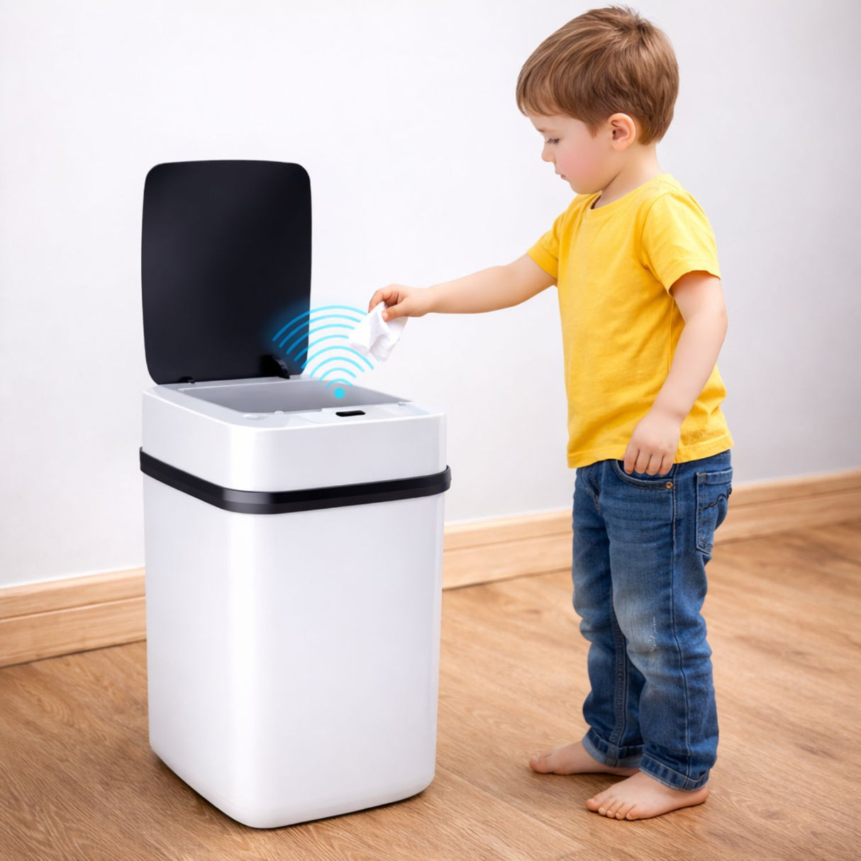 Papelera Inteligente con Sensor Automático 15L