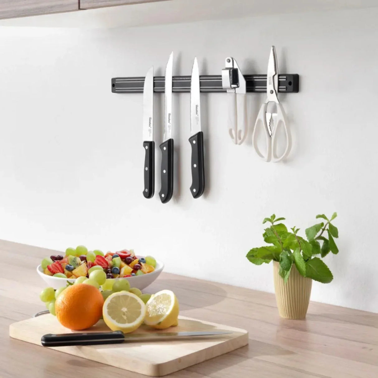 Soporte Magnético para Cuchillos de 34 cm - Metaltex MAGNETIKA