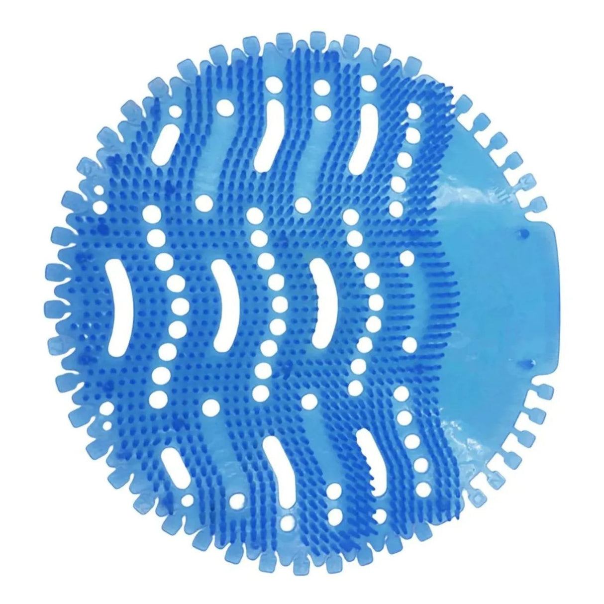 Pantalla desodorante antisalpicaduras para orinal azul en EVA de 17 x 17 cm, vista 1