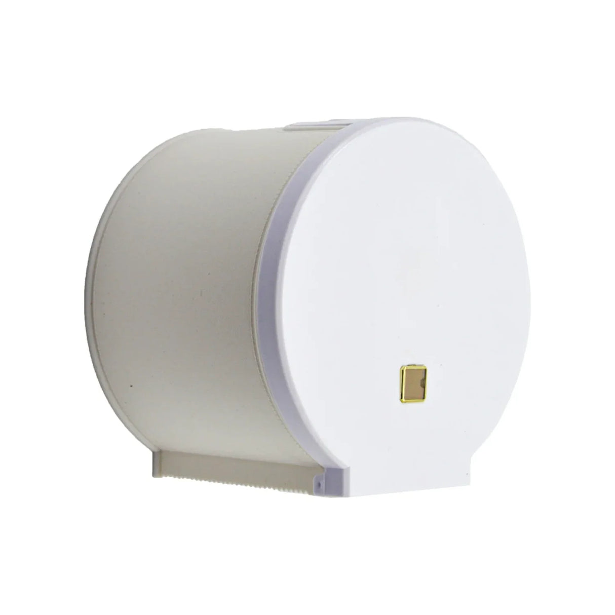 Dispensador de Papel Higi‚nico en ABS con Bot¢n Blanco