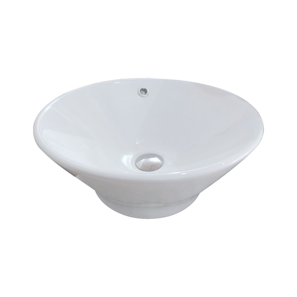 Lavamanos de sobreponer Pilot blanco en porcelana, vista principal
