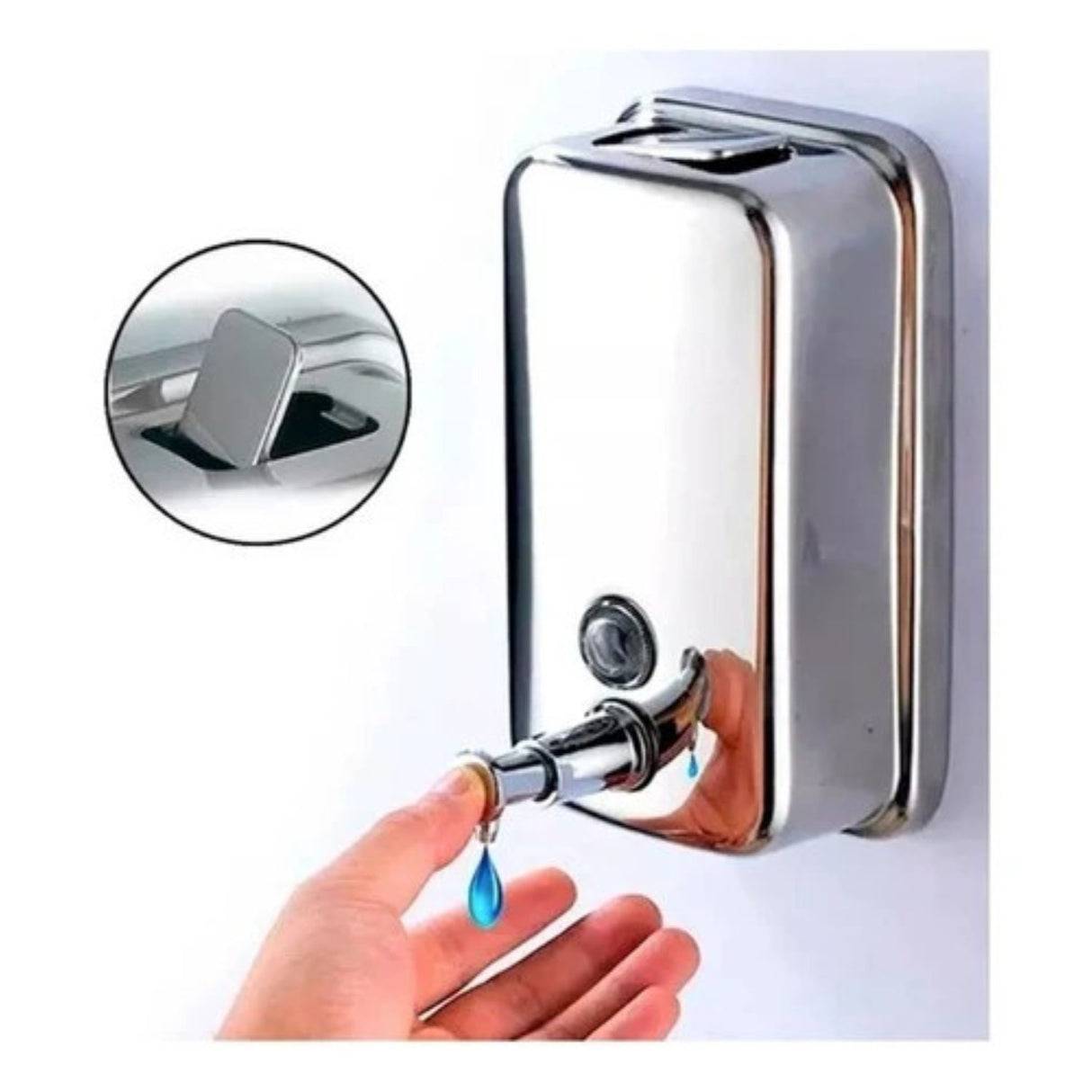 Dispensador de Jabón al Muro Acero Inoxidable 800 ml