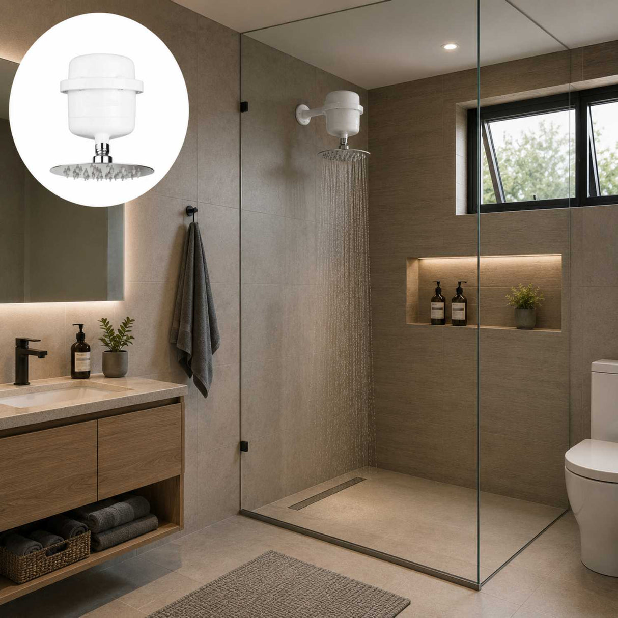 Ducha Eléctrica Victory Slim Blanca 110 V