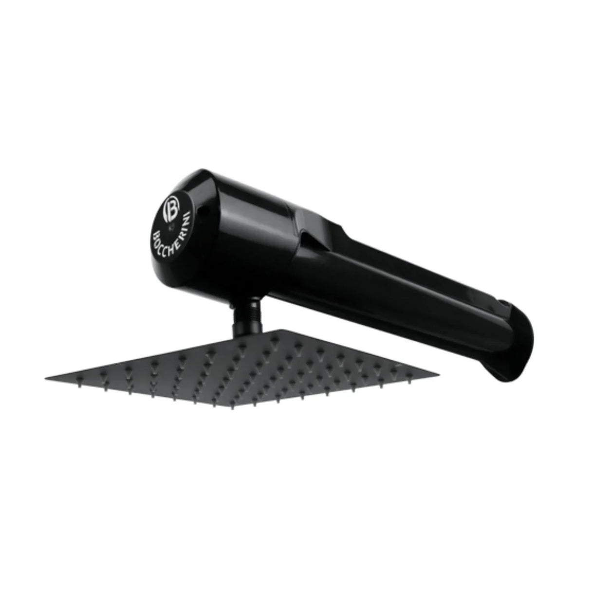 Ducha Eléctrica Horizontal Lusso Negra 220V con Regadera de 8” – Agua Caliente Instantánea