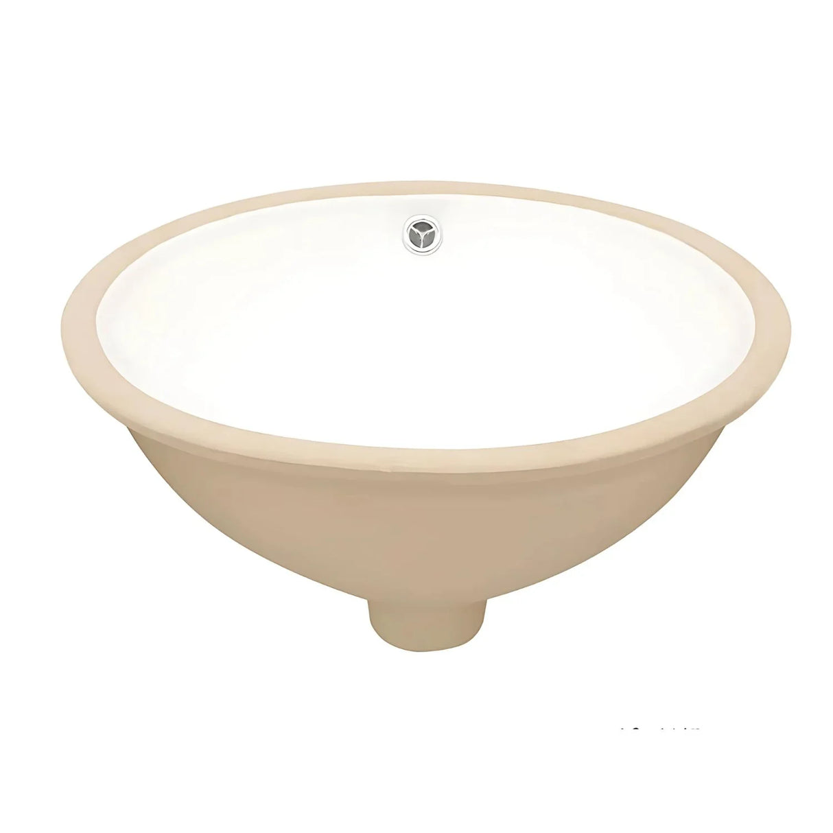 Lavamanos De Bajo Poner Vancouver Blanco Ovalado Con Rebose 42x34x20 Cm