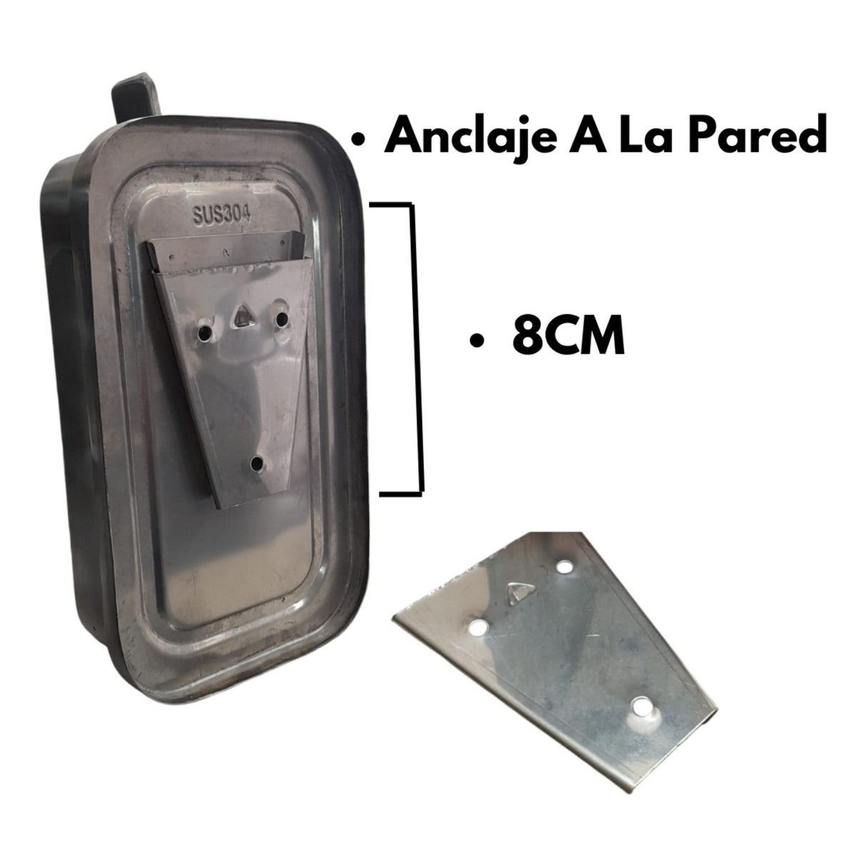 Dispensador Institucional Jabón Líquido 800 Ml Acero Inoxidable