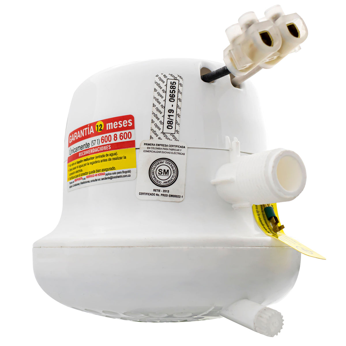 Ducha Eléctrica 120V Blanca Gold Súper — fotografía del producto
