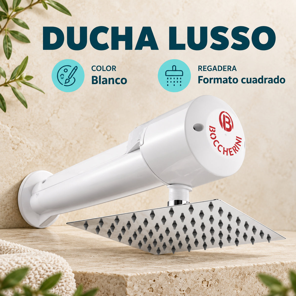 Ducha Horizontal Lusso Blanca A 110V — características del producto