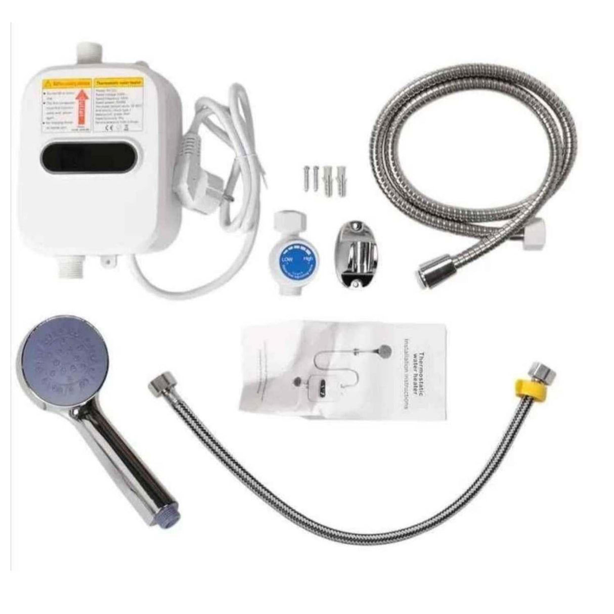 Mini Calentador Agua Portatil Electrico Pantalla Digital 3500 W