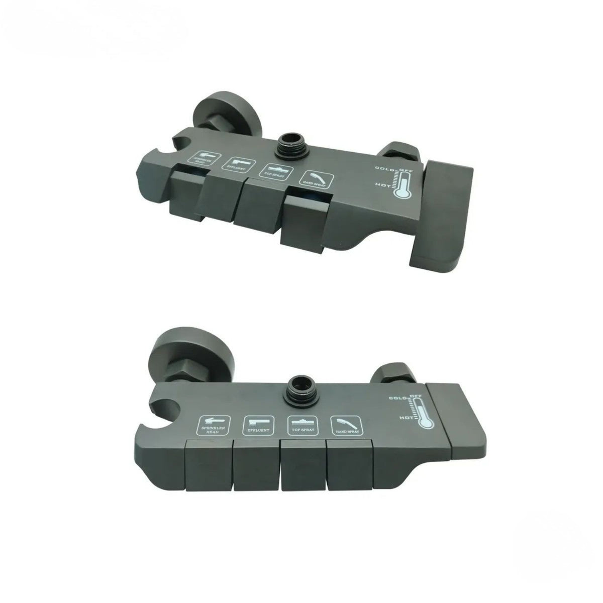 Columna de Ducha Gunmetal 112 cm con Teclado de 4 Funciones
