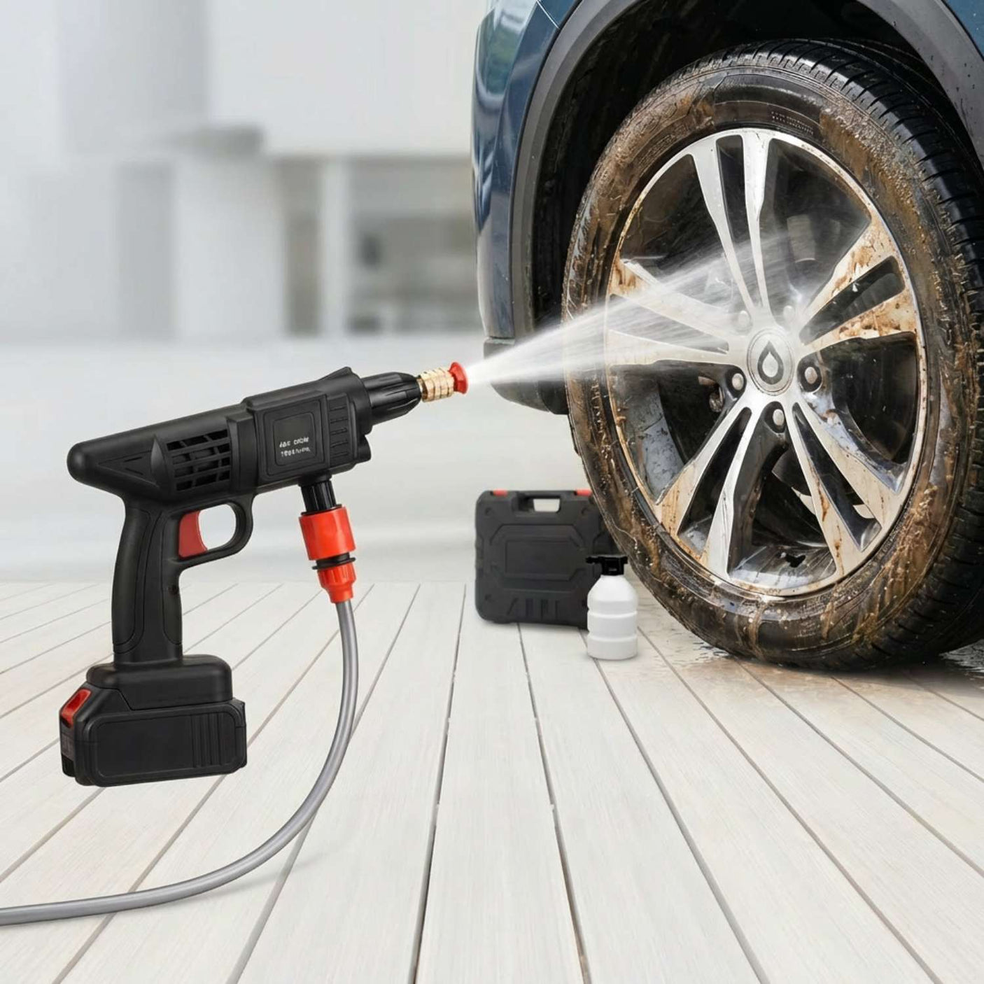 Hidrolavadora Inalámbrica Portátil 48V