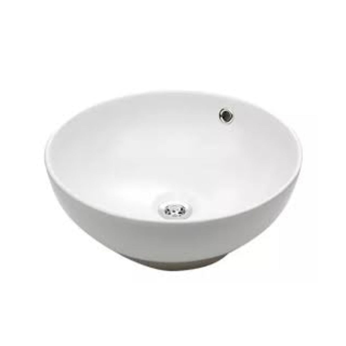 Lavamanos Sobreponer Porcelana Redondo Blanco 38.5*15.5 cm