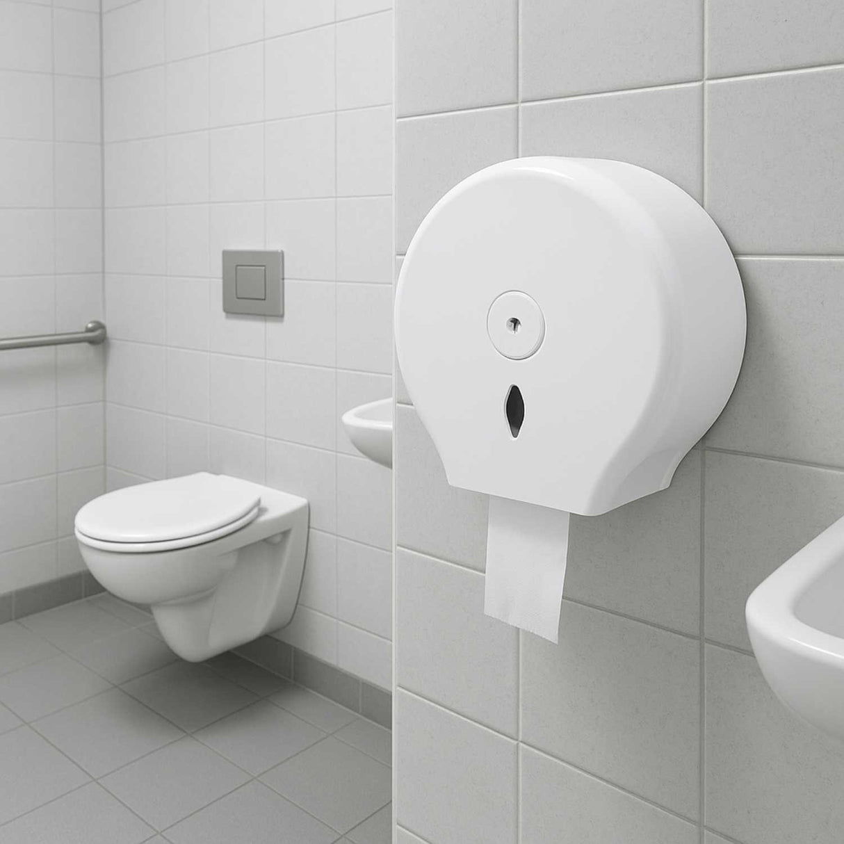 Dispensador de Papel Higiénico Jumbo Plástico ABS 🧻✨