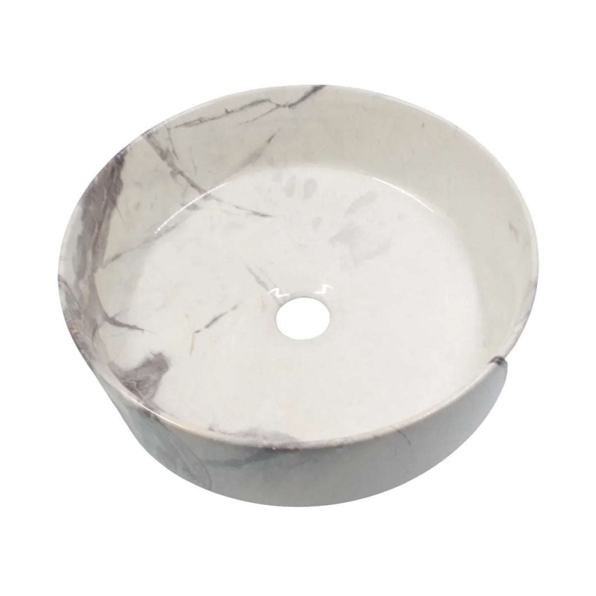 Lavamanos Sobre Poner Garda Blanco – Diseño Mármol Elegante y Moderno