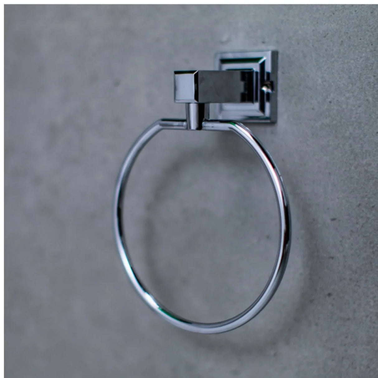 Toallero Redondo Tamesis ABS Cromado