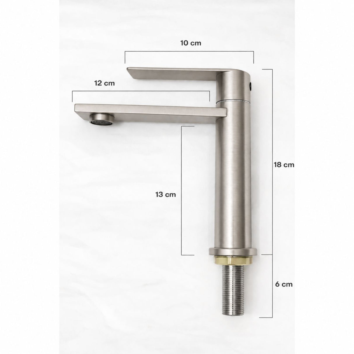 Llave para Lavamanos Baja Lincoln Cromada 18 cm