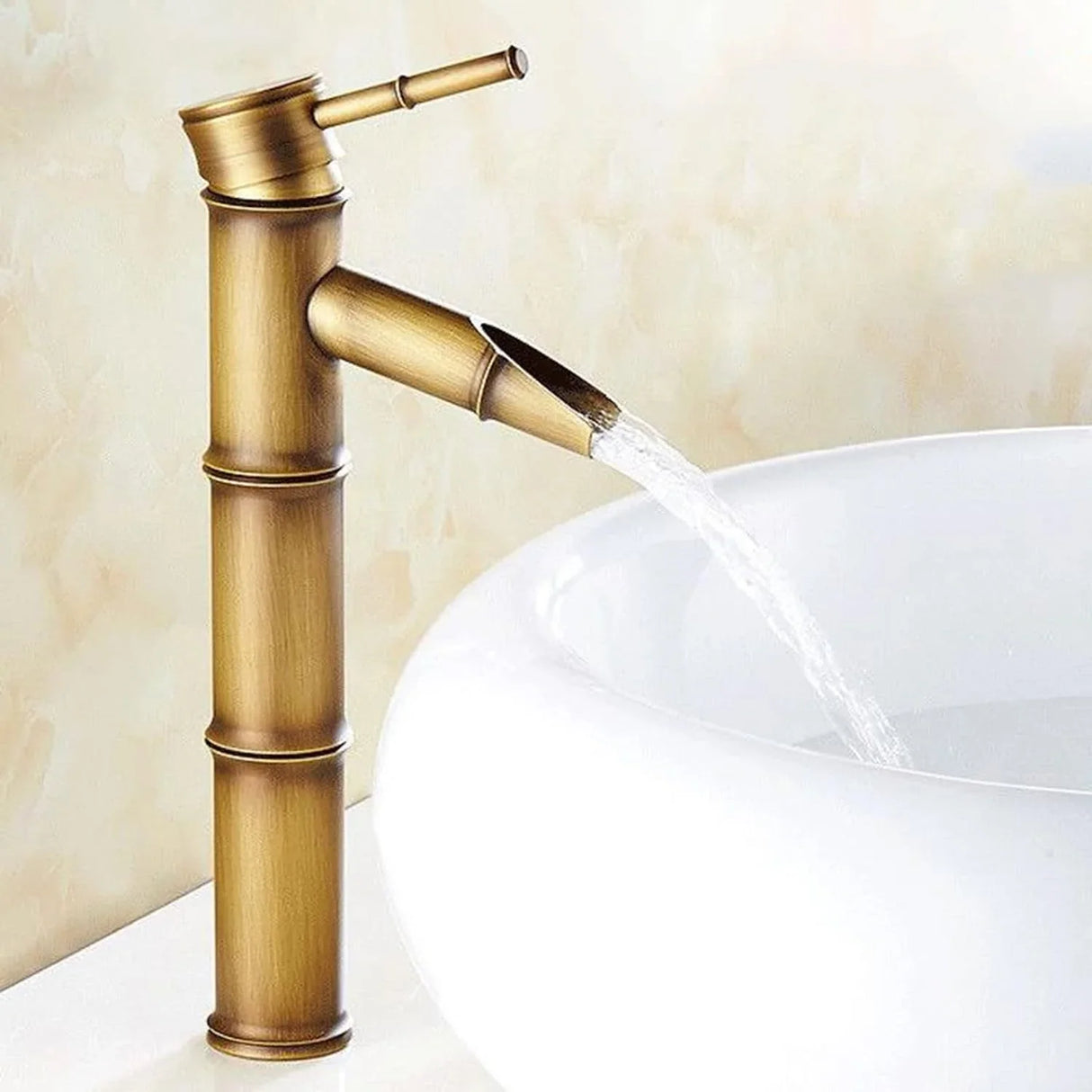 Grifería Monocontrol Cascada Alto Bambú