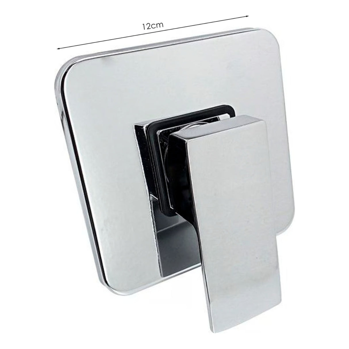 Kit Griferia Ducha Monocontrol Lujo Alta Calidad Cromo 20 x 20 cm