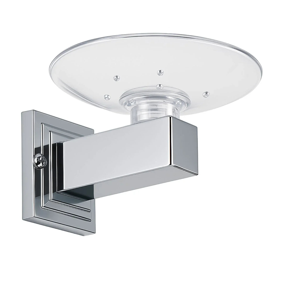 Jabonera Pared Cromada Resistente Anticorrosiva. ABS