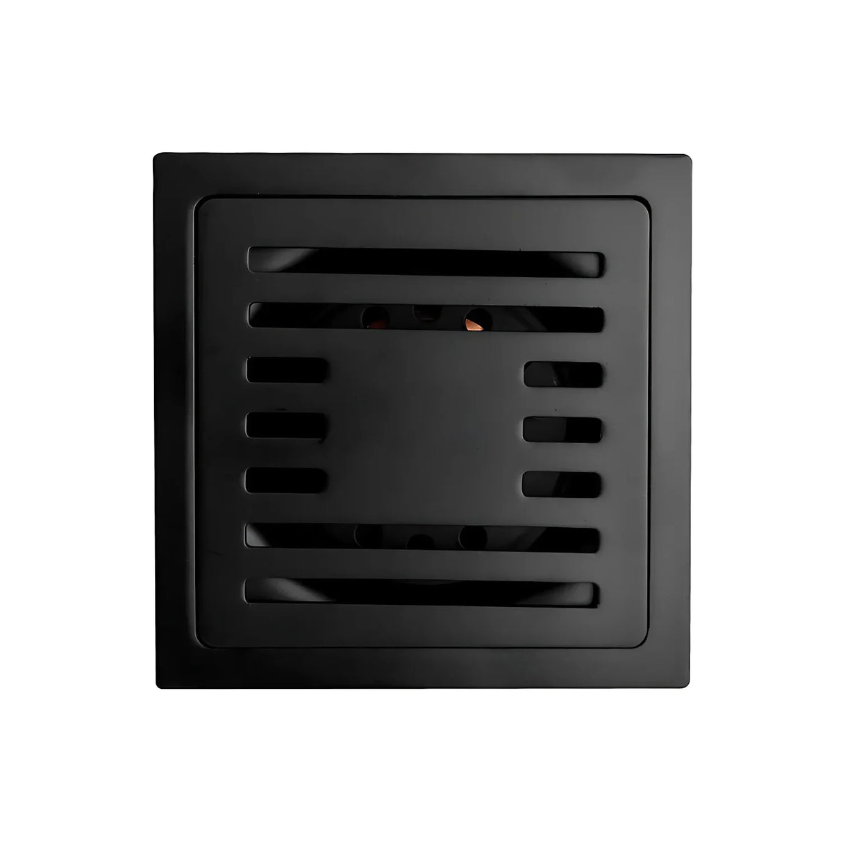 Rejilla Lujo 10 x 10 cm Anti Olores Bronce-Aluminio Negro