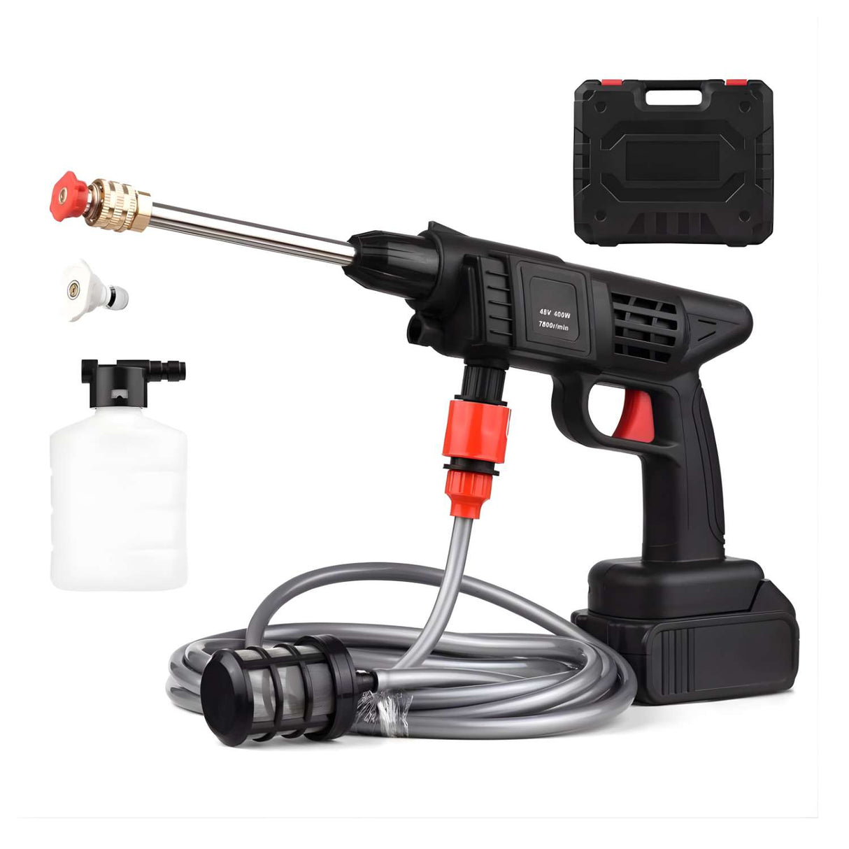 Hidrolavadora Inalámbrica Portátil 48V