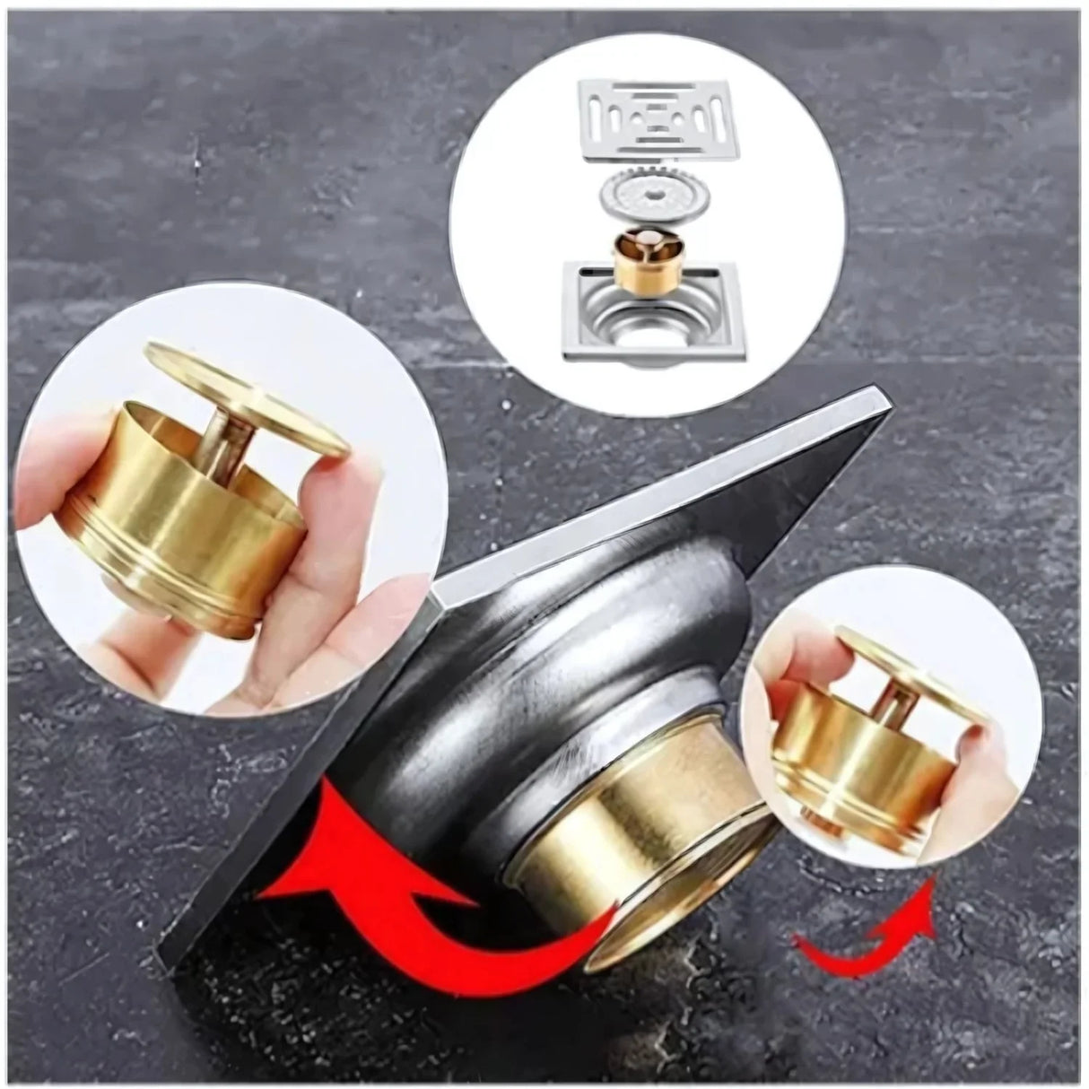 Rejilla Cromada De Piso Acero Inoxidable 10*10 Alta Densidad