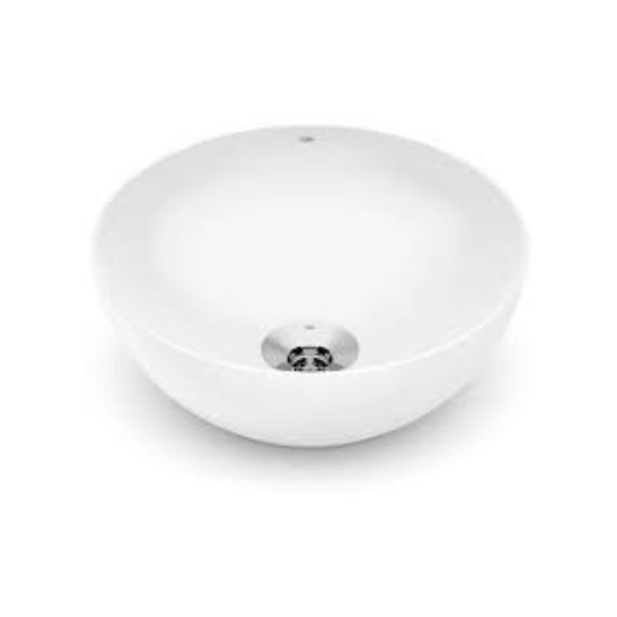 Lavamanos Sobreponer Porcelana Redondo Blanco 38.5*15.5 cm