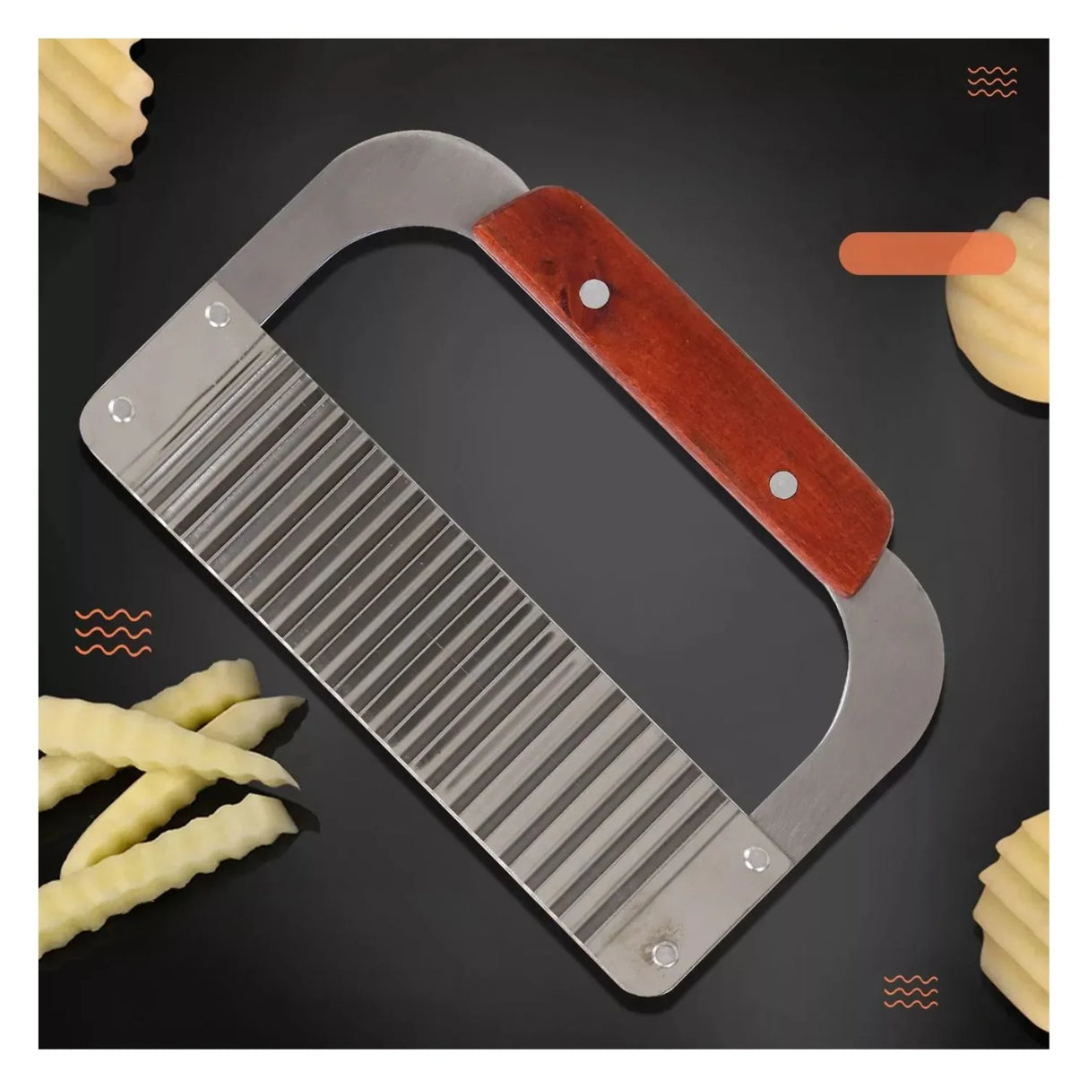 Cortador Multiusos Ondulado De Lujo Alta Calidad.