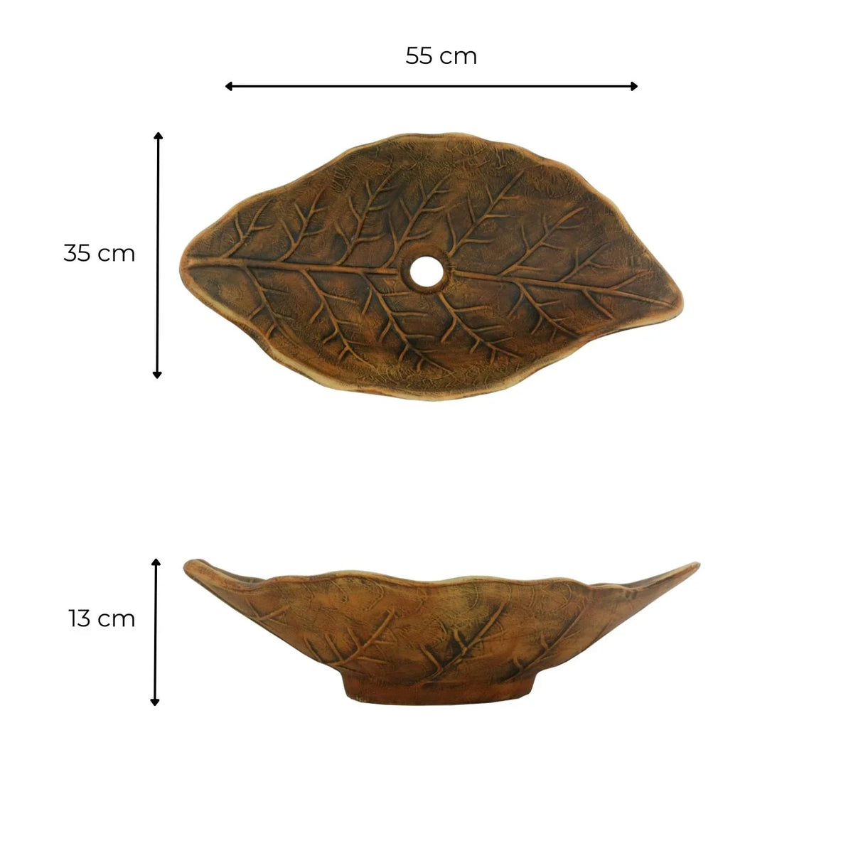 Lavamanos Konoha Tipo Hoja