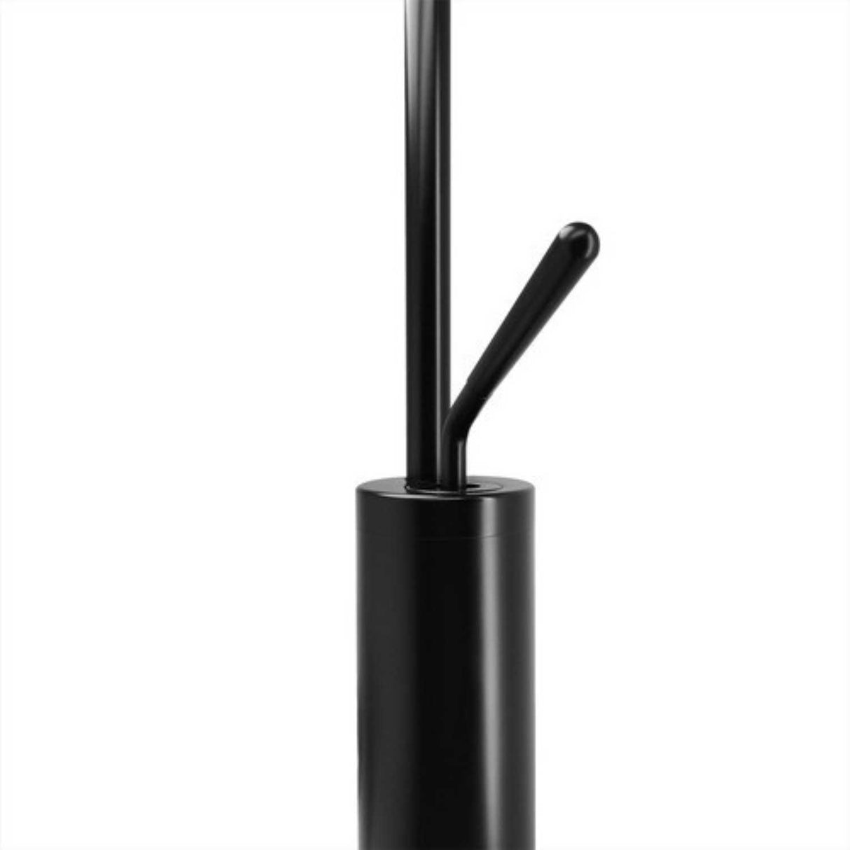 Grifería Monocontrol Akira Negra Mate Cuerpo Alto 46 cm Giratoria 360° para Lavamanos Metálica