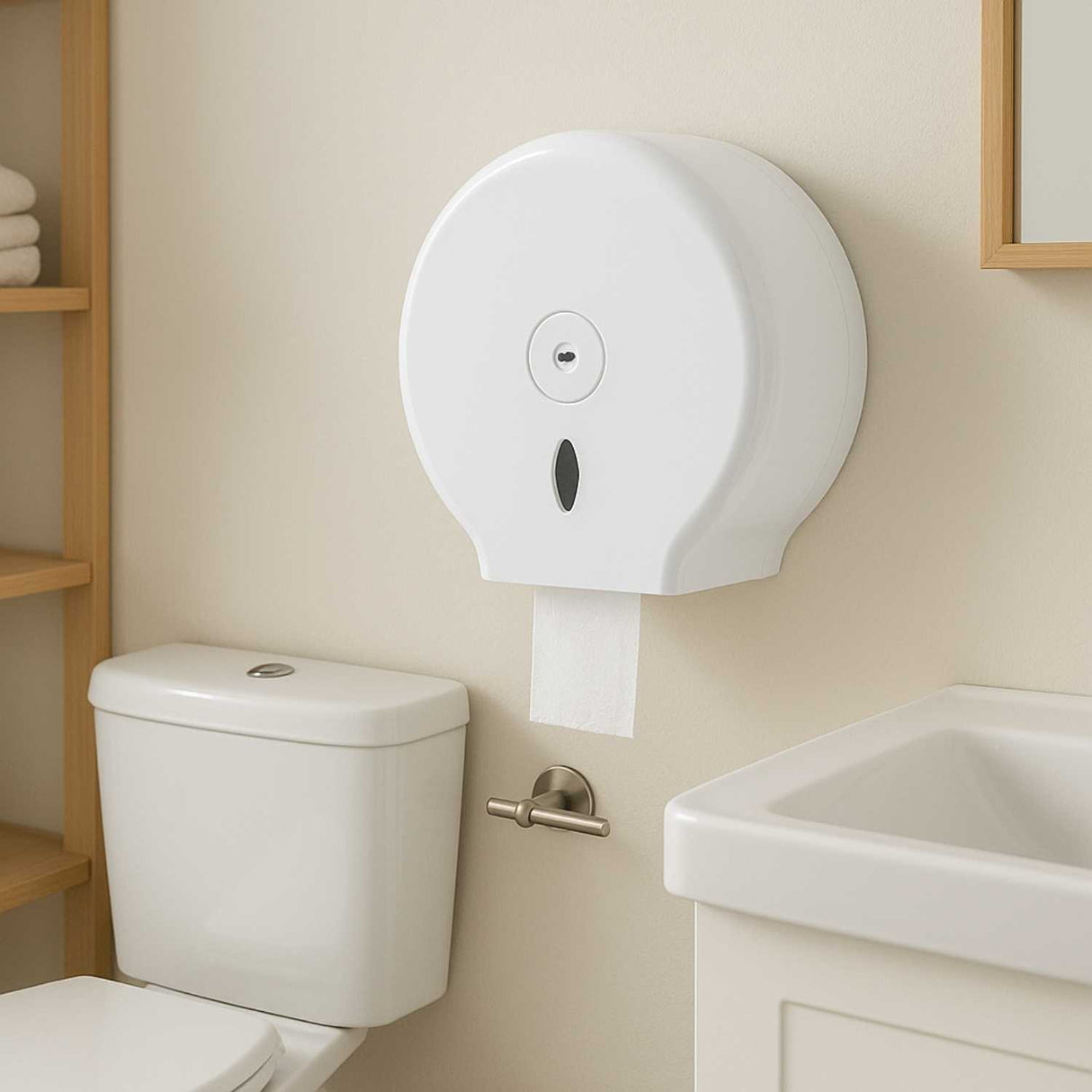 Dispensador de Papel Higiénico Jumbo Plástico ABS 🧻✨